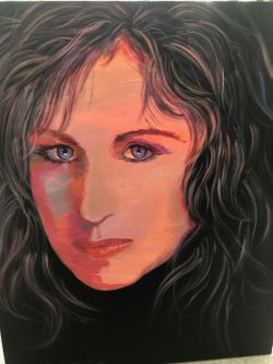 Original Barbara streisand painting