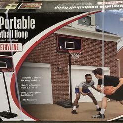 NBA 44” Polycarbonate Portable Basketball Hoop .