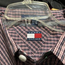 Tommy Hilfiger Men’s Size 17 1/2 Button Down Long Sleeve Shirt - New