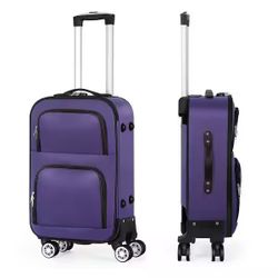 New, Carry on Luggage Bag, 20 in. Softside Suitcase Spinner Luggage with Lock