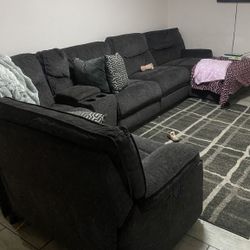 Sectional Couch Set All Electric 