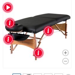 New Massage Table Unopened Box