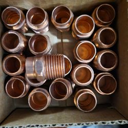 Box With 20 1/2 In Compression & 1/2 in Male Copper male adapter 