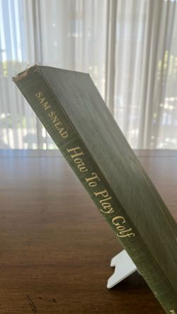 Vintage 1946 Sam Snead "How to Play Golf" 1st Edition Hardcover