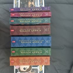 Harry Potter Books Full Set + Funko Pops