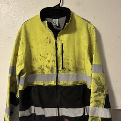 Red Cap Hi Viz Jacket
