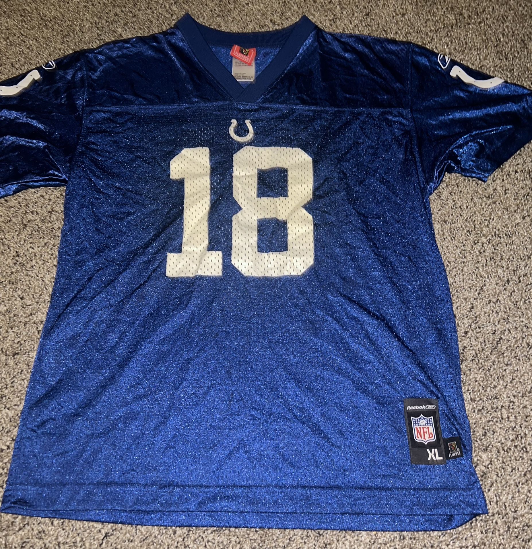 Kids XL 18/20 Manning #18 Jersey NFL Players Brand READ BELOW