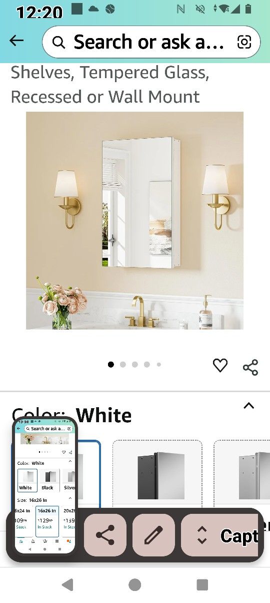 Mirror Medicine Cabinet