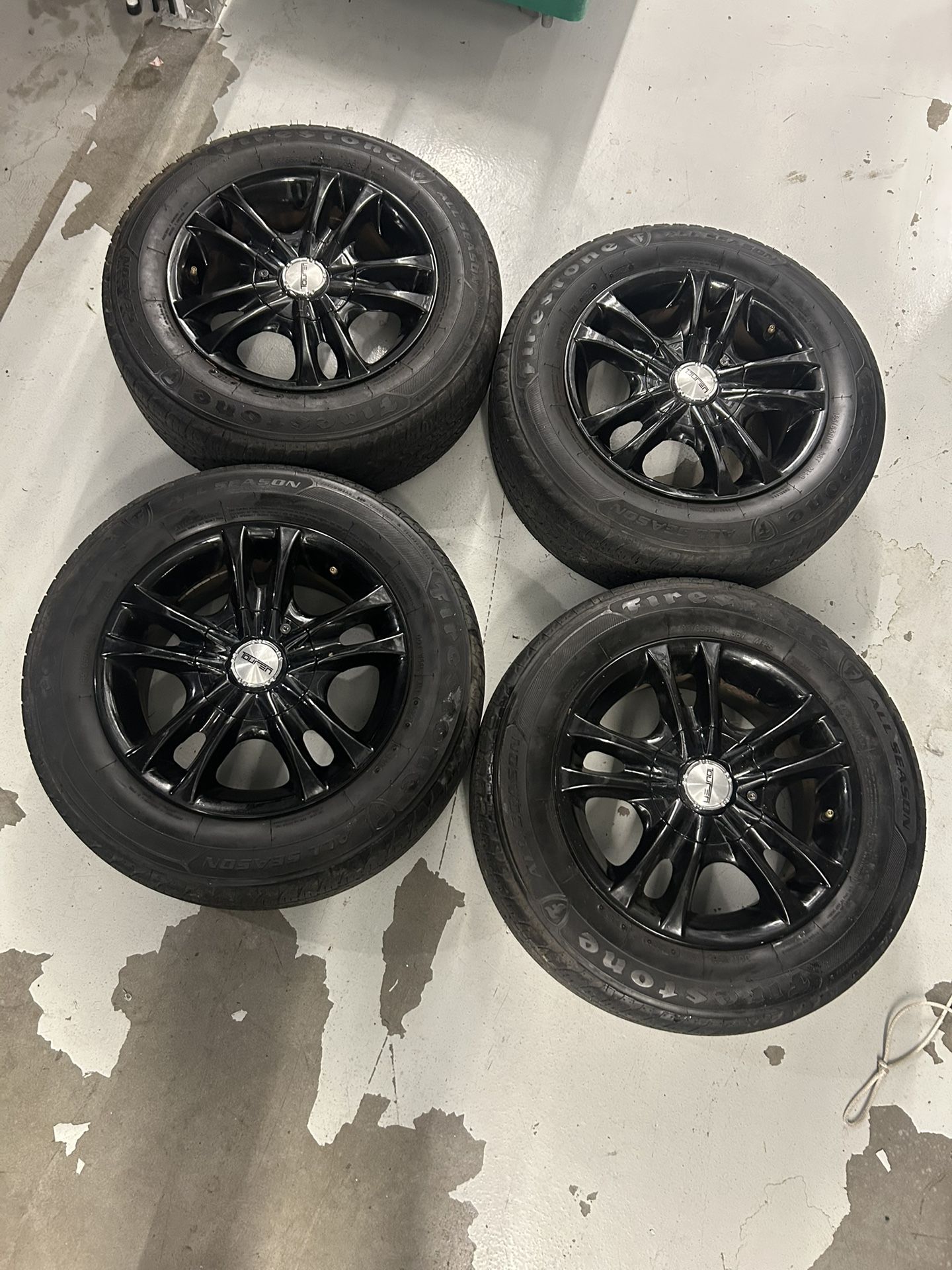 Full Set Of Wheels & Tires 4x100 185/65/R14