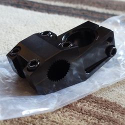 NEW Bicycle Bmx Threadless Stem Black
