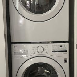 👚👖👕LG 3400 Series Stackable Washer & Dryer Set
