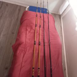 2 Fishing poles Left 25 Each