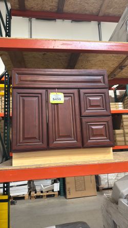 36” cherry Vanity para baño