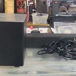 Vizio Sound Bar And Subwoofer