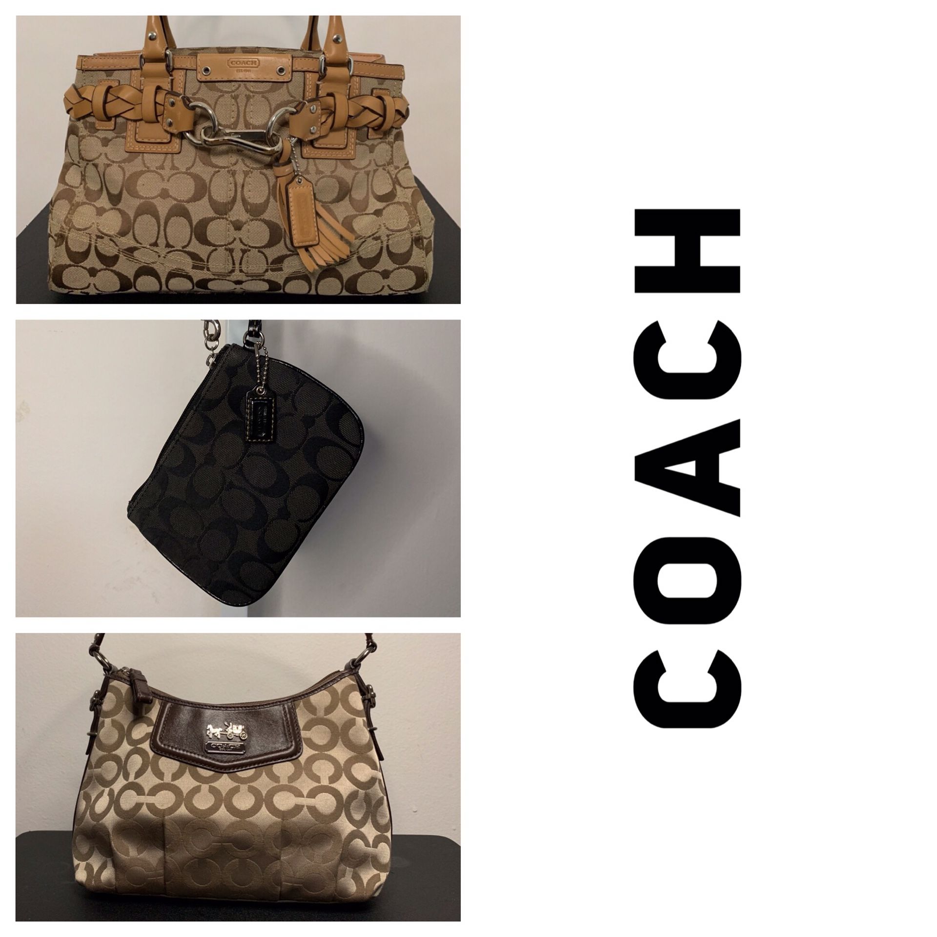 Coach Purse | Satchel Wristlet Handbag Bundle