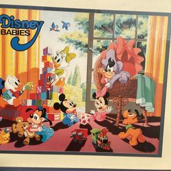 Baby Disney Characters Framed Pictures