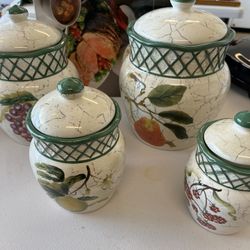 4 piece Canister Set