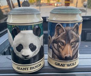 Budweiser special edition steins