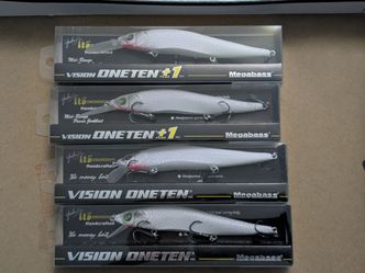 Megabass White butterfly Set