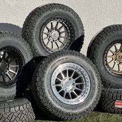 NEW Lock 17” Toyota Wheels Tacoma Rims 4Runner Nitto 265/70R17 A/T Tires FJ Cruiser Tundra Sequoia