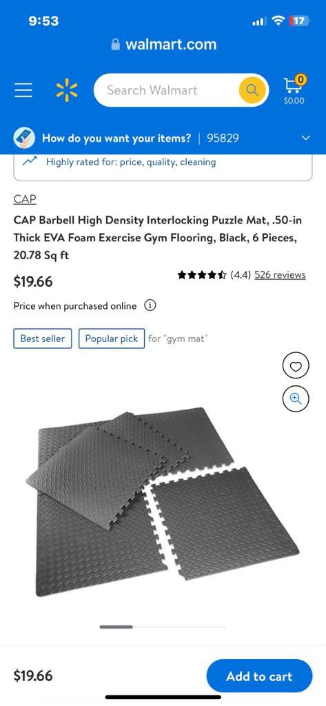 CAP Barbell High Density Interlocking Puzzle Mats for Sale in Killeen, TX -  OfferUp