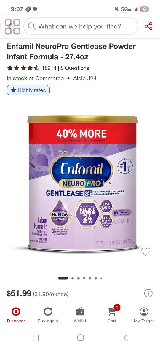 Neuro Pro Gentlease Formula