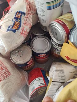 Free bag of pantry food