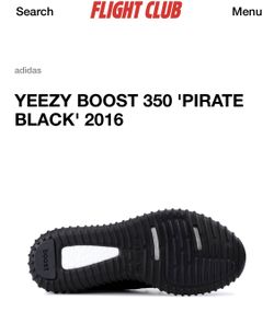 yeezy boost 350 'pirate black' 2016