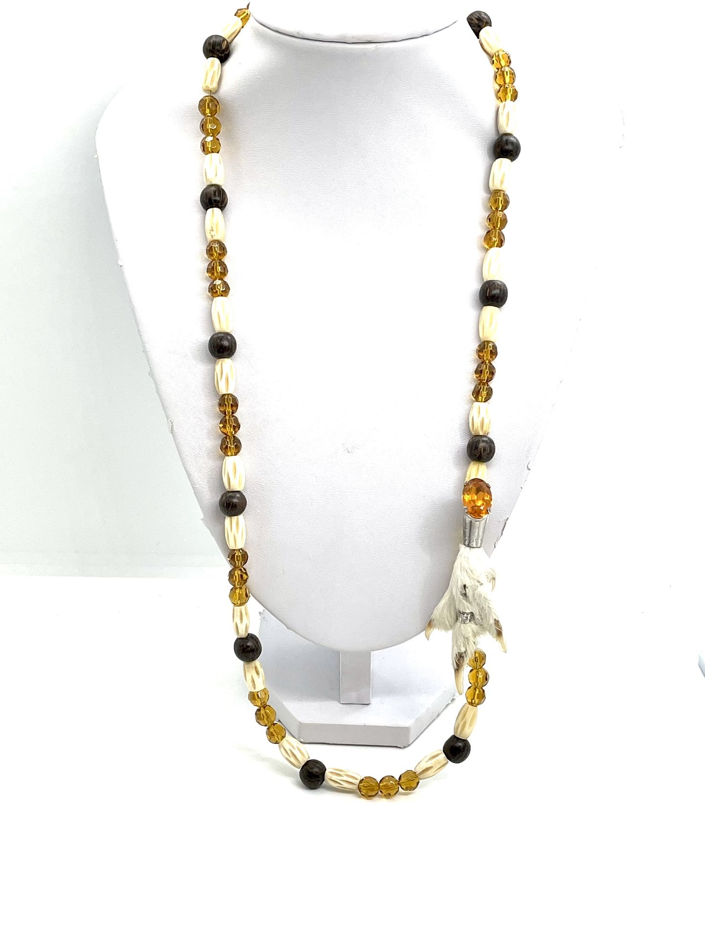New Handmade Citrine 31” Necklace