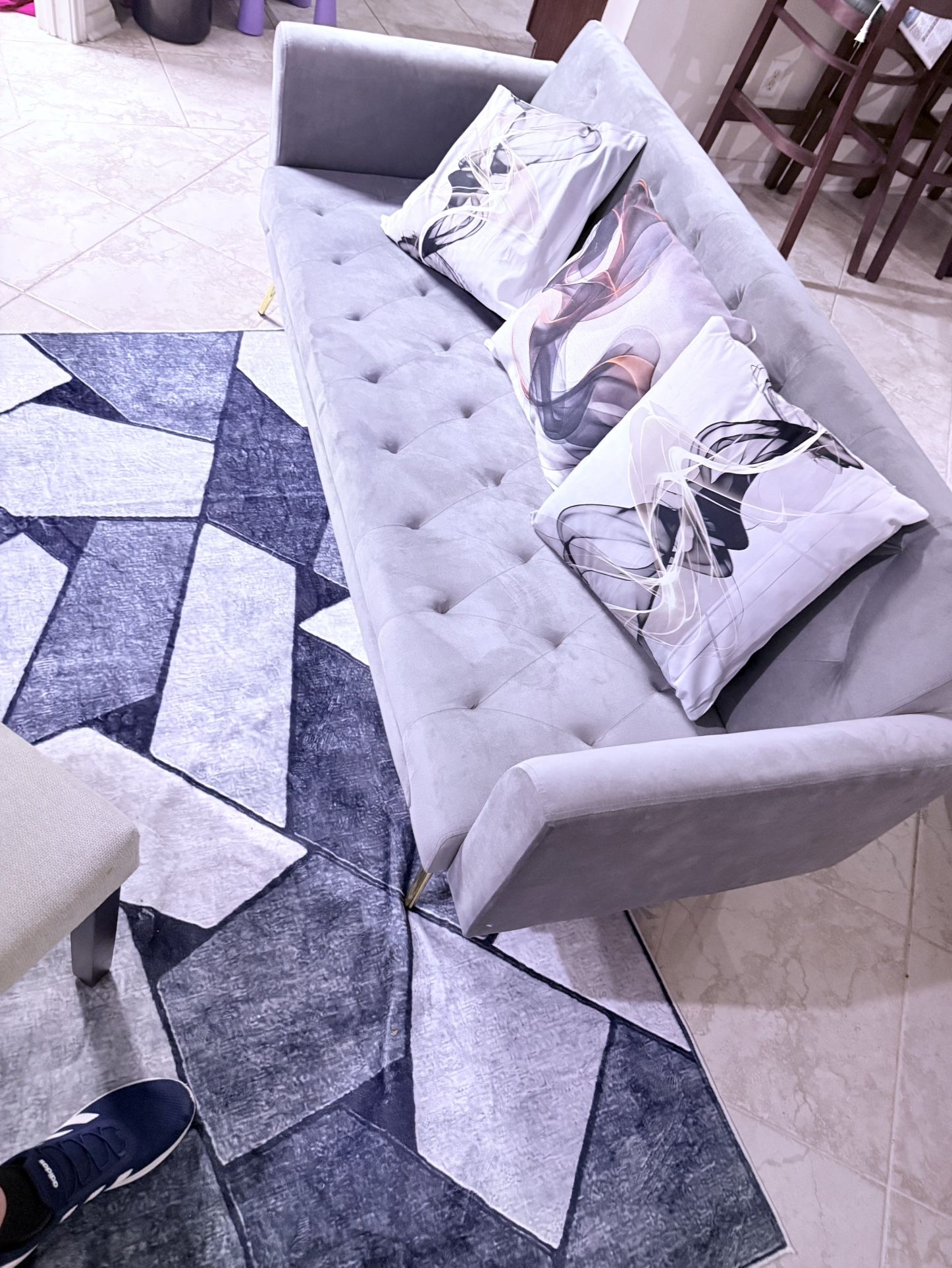 Gray Contemporary Sleeper Sofa Brand New