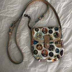 (Rare) Dooney & Bourke Disney Parks Vintage Dooney And Bourke Buttons Crossbody