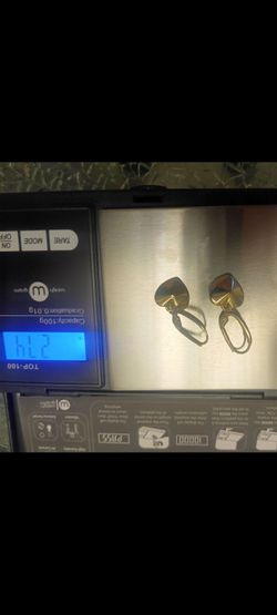 Heart  Gold Earring s 14k