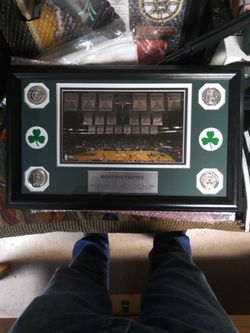 Boston Celtics collectable plaque