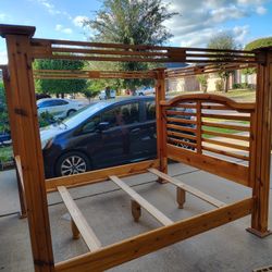 California King Size Bed Frame With 2 Drawers 