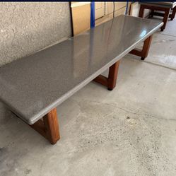 Modern Solid Surface Bench / Table Multiple Available 