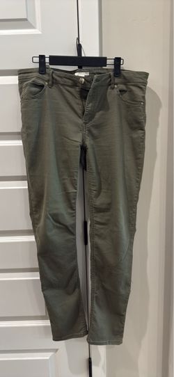 H&M Olive Green Skinny Pants Size 14