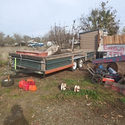 Customized Dual Axle Flatbed Trailer