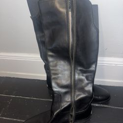 Size 12 Michael Khor’s Zip Up Leather Boots 