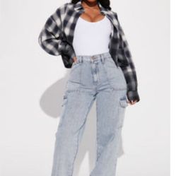 Fashinova Cargo Jeans Size 1