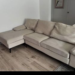 L shaped couch - small