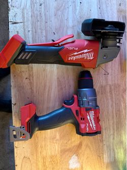 Milwaukee M18 Fuel Grinder and Drill Driver