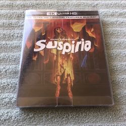 Suspiria (1977) 4K/Blu-Ray With Slipcover (SEALED) and Protective Case