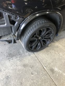 X5m wheels and two sets of tires. SNOW AND REGULAR