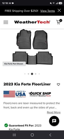 2023 Kia Forte Weather Tech mats