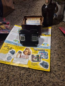 Vintage View-Master Stereoscope with Reels and Box