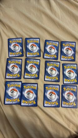 12 Pokemon card lot (holos and reverse holos)
