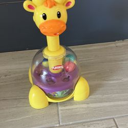 Baby Playskool Giraffe Ball Popper Toy For Sale