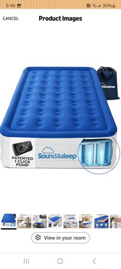 Sound A sleep air mattress size Queen new in box pick up in pomona $70
