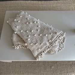 Anthropologie Amber Lewis Knit Throw Blanket