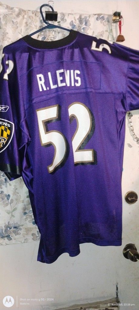 Baltimore Ravens Ray Lewis Number 52 Jersey